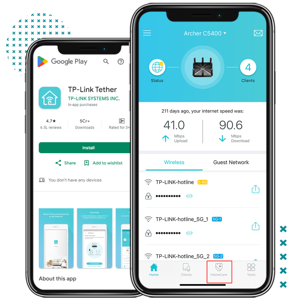 TP-Link Archer C5400 Setup​ Using the App